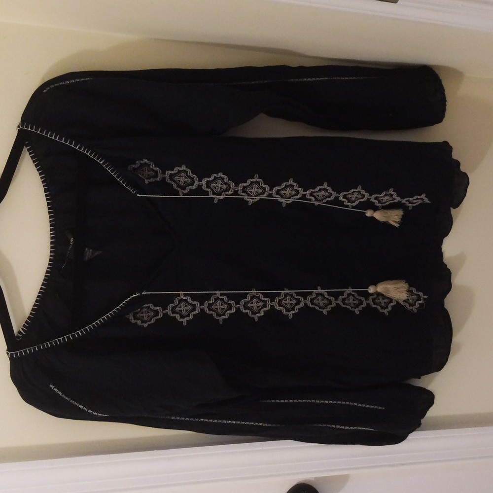 Lucky Brand Vintage Embroidered Tunic • Women's Size Small •